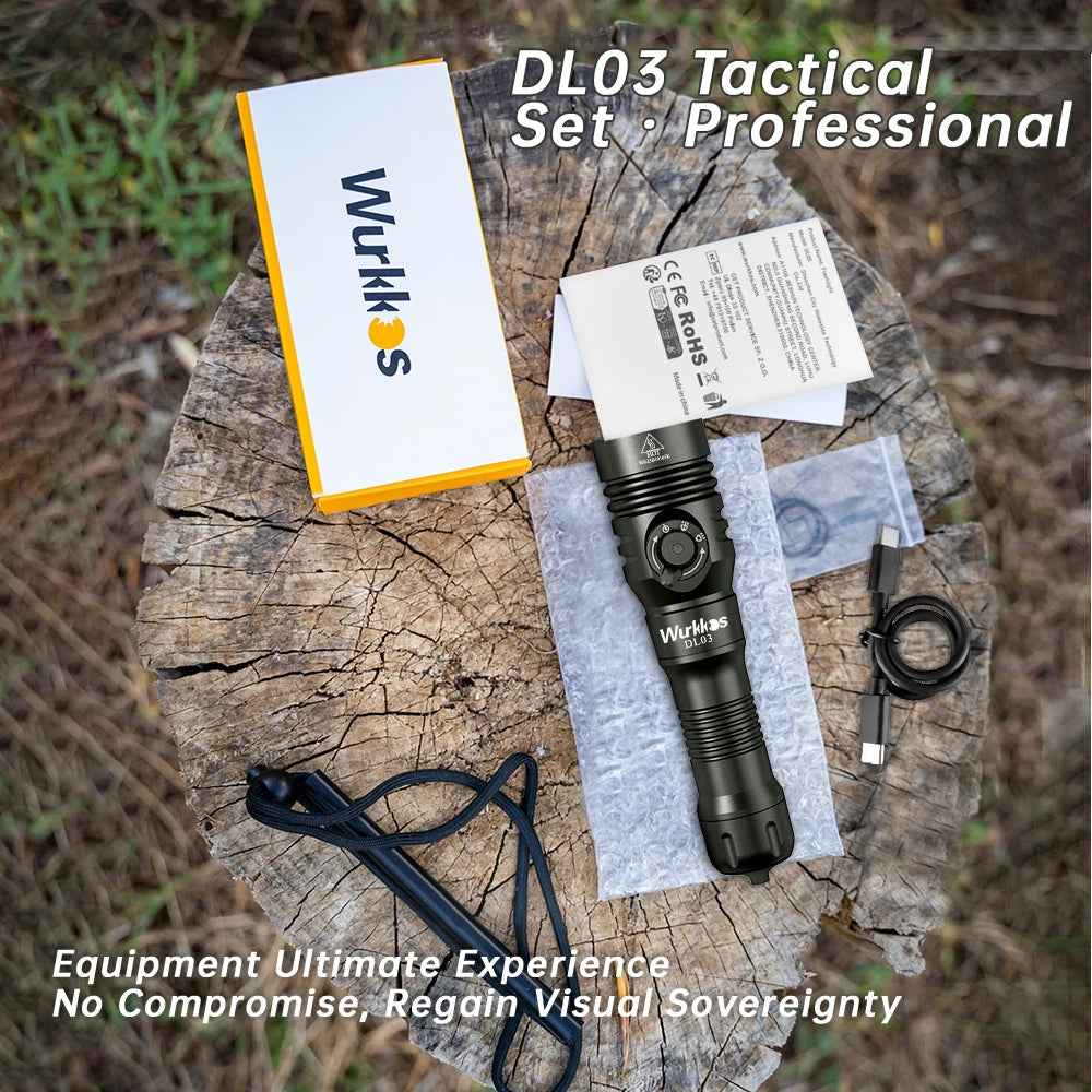 Wurkkos DL03 2800LM Rechargeable Professional Dive Light