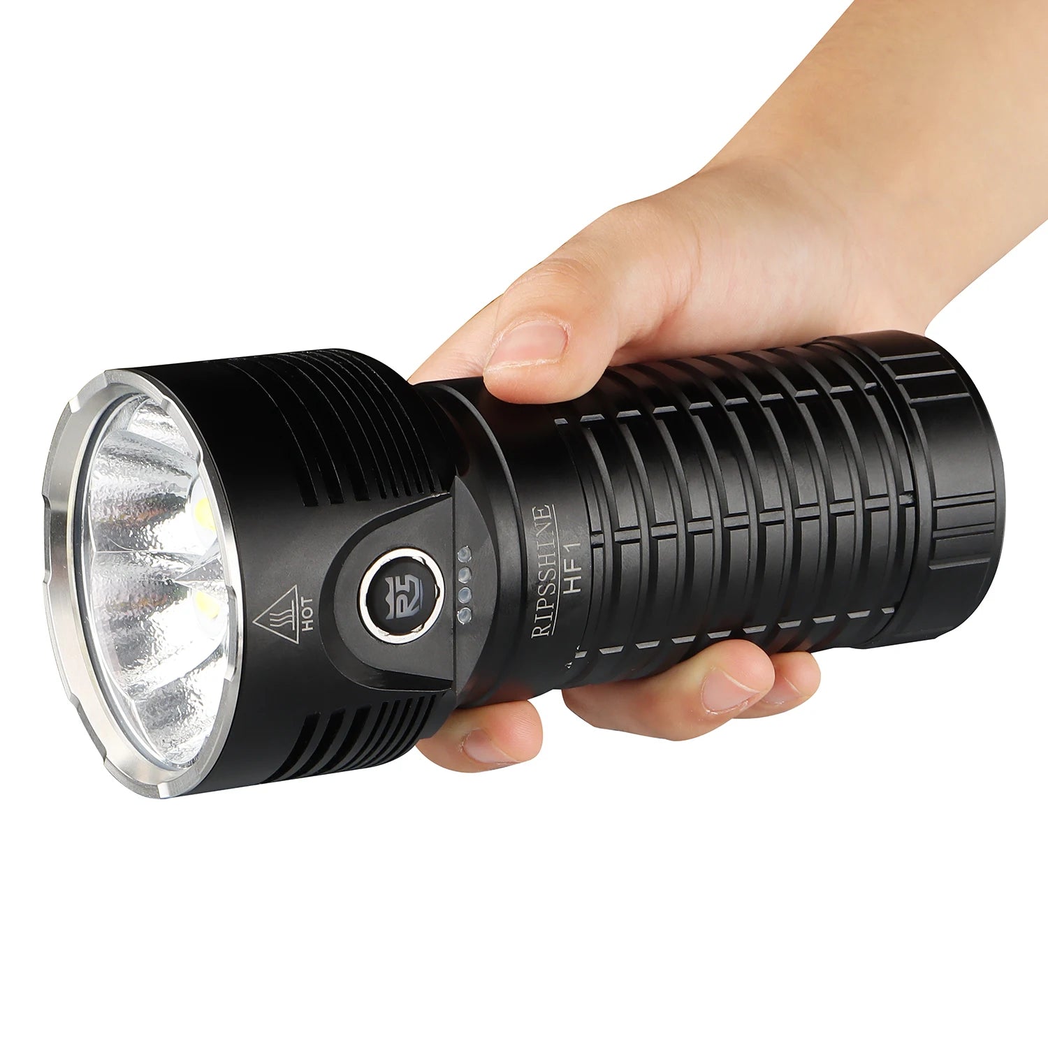 Ripsshine HF1 20000lm 46950バッテリー32000mAh Ripsshine HF1 20000LM High Power LED Flashlights With Fan Cooling