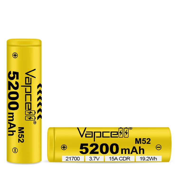 Vapcell M52 5200MAH 15A 21700 Battery