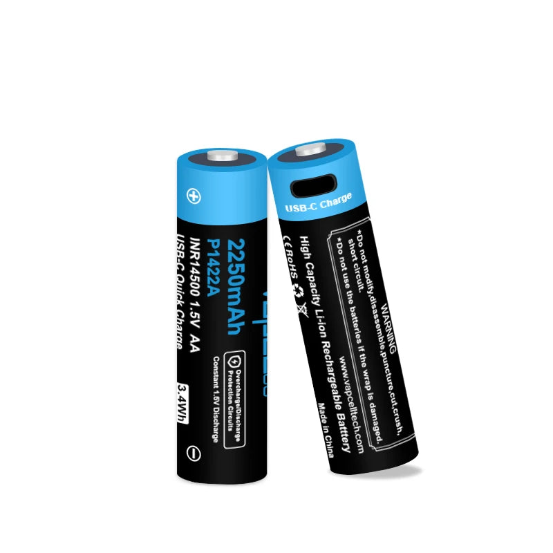 Vapcell P1422A 2250mAh 14500 Battery