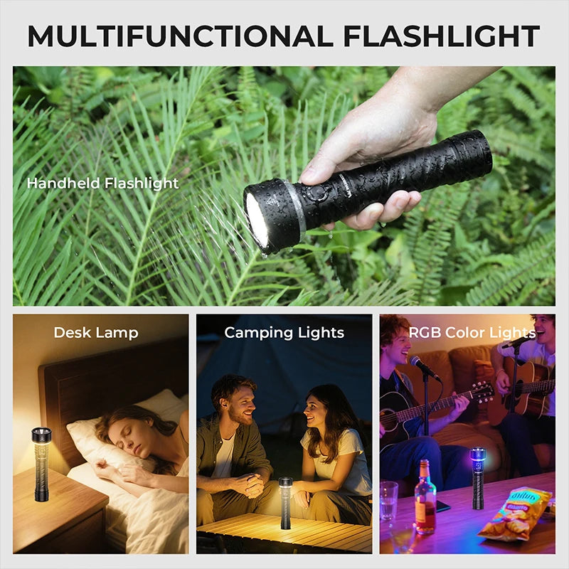 Wurkkos TS27 3200LM Multi-Function Rechargeable Flashlight