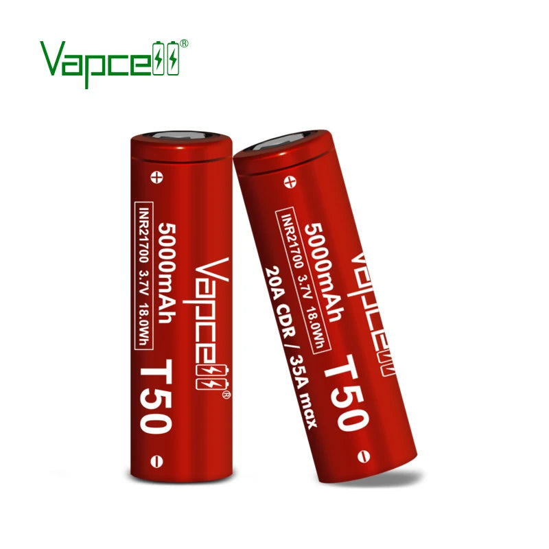 Vapcell 21700 T50 5000mah 20A/35A