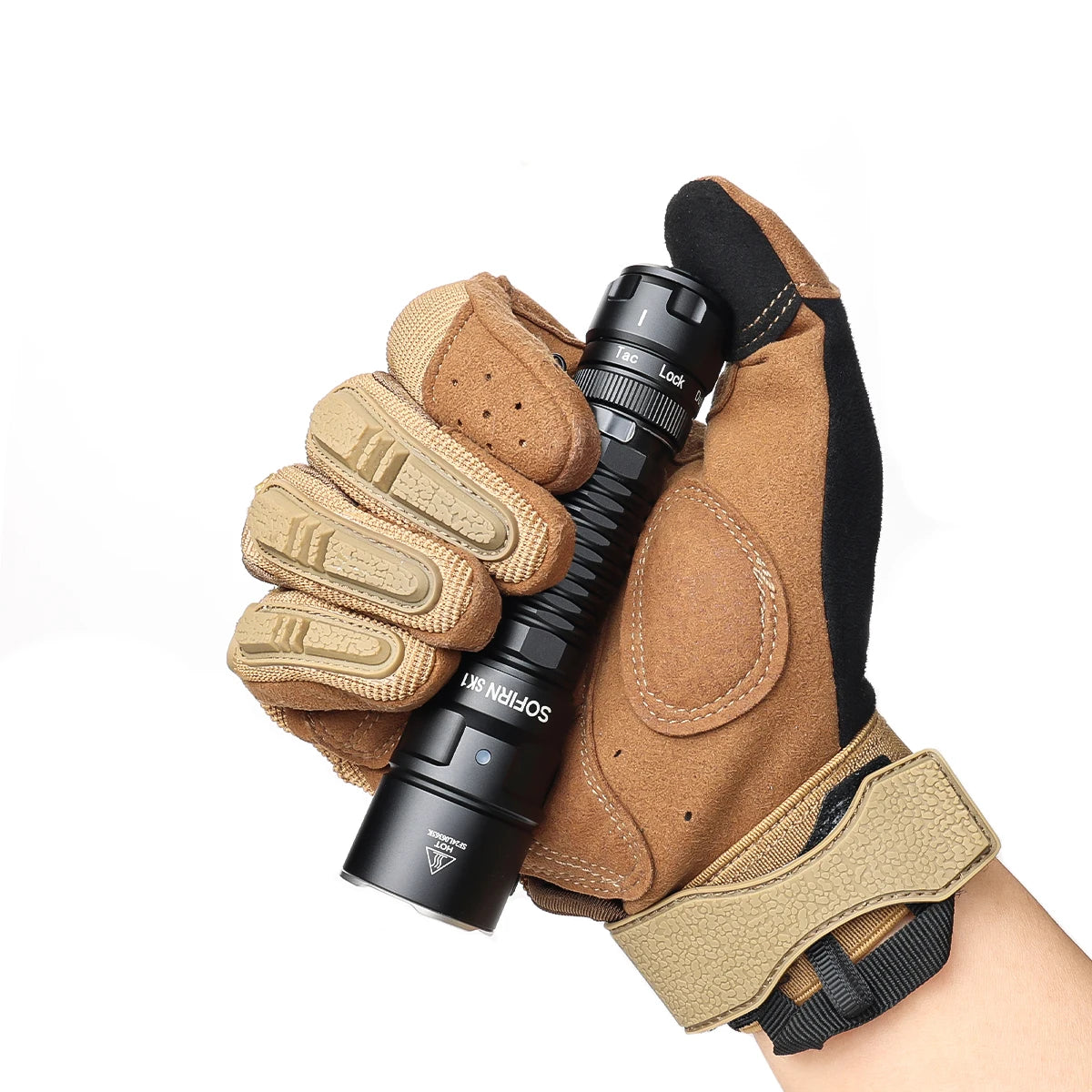 Sofirn SK1 1300lm Taktische Taschenlampe mit Doppelschalter