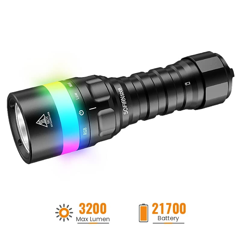 Sofirn SD08 3200lm Tauchtaschenlampe