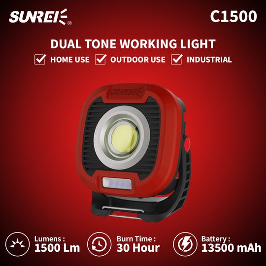 Sunrei C1500 Emergency Lamp Dual Tone Light