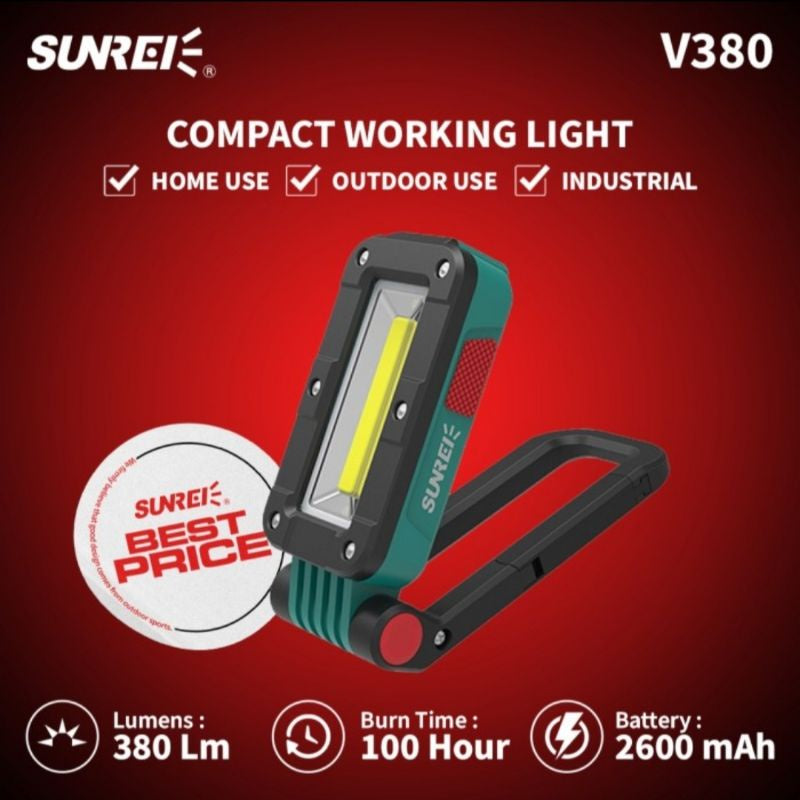 Sunrei V380 Emergency Lamp COB Floodlight