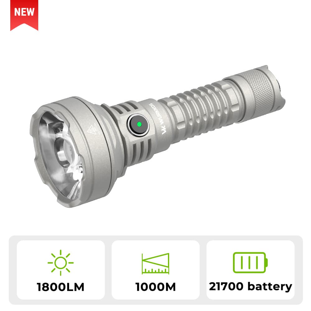 Wurkkos TD01/TD01C 2200LM Tactical Flashlight