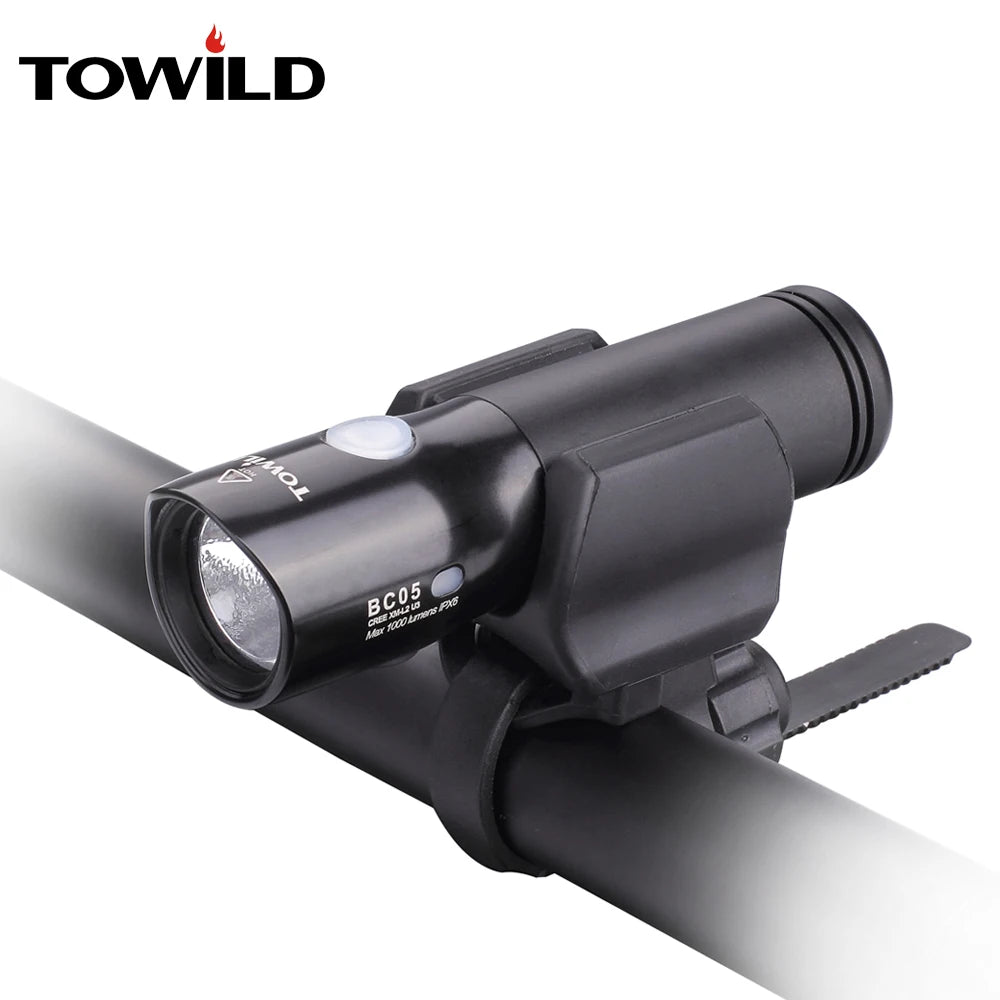 TOWILD BC05 MTB Cycling Flash Light Bicycle Headlight
