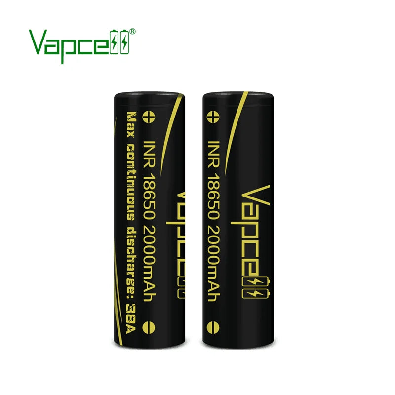 Vapcell 38A  2000mAh 18650 battery