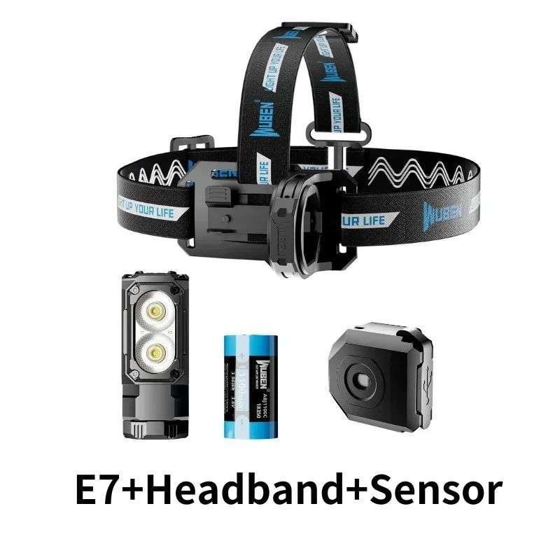 Wuben E7 1800 lumens Rechargeable Headlamp