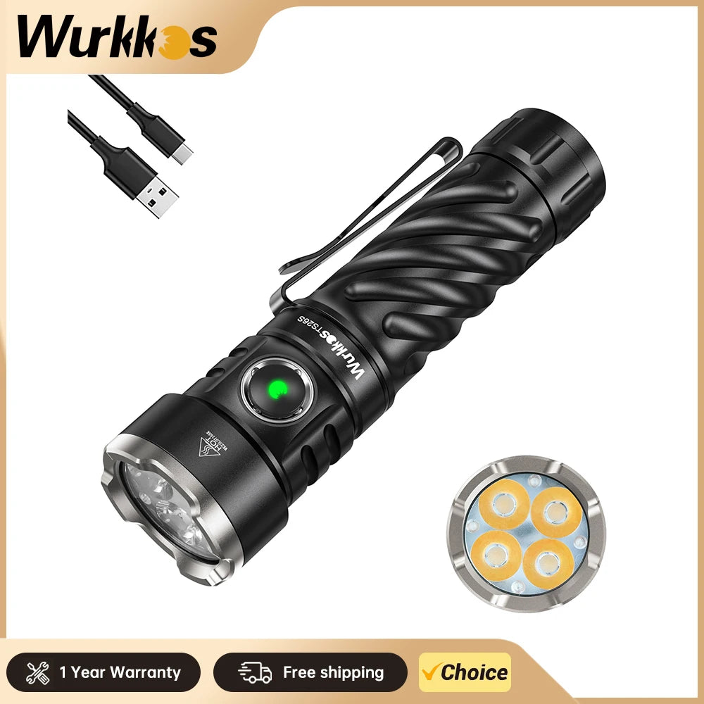 Wurkkos TS26S 3100 Lumens Outdoor Flashlight – flashlightgo