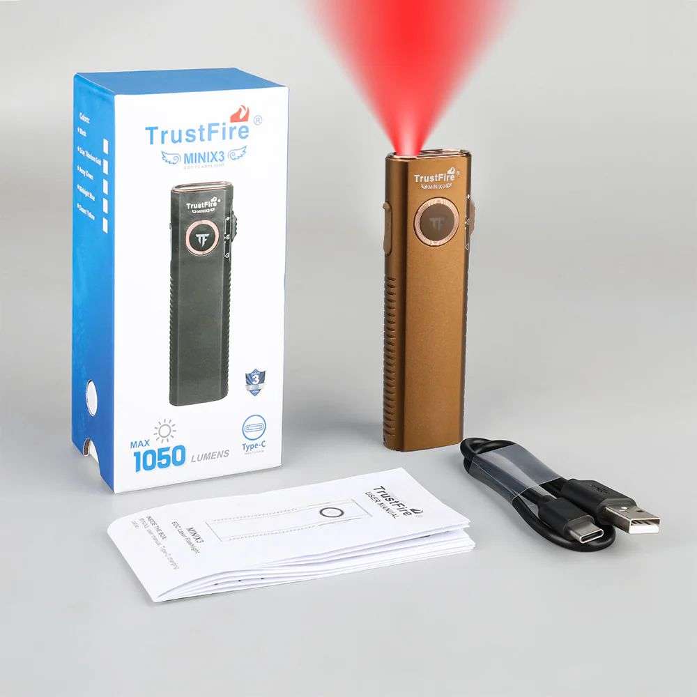 TrustFire Mini X3 Multifunktionale EDC-Taschenlampe