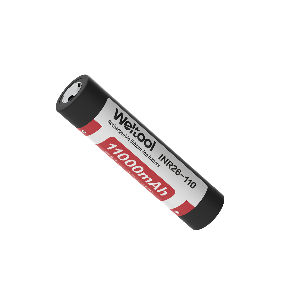 Weltool INR26-110 Full-tab lithium-ion battery 3.6V 11000mAh