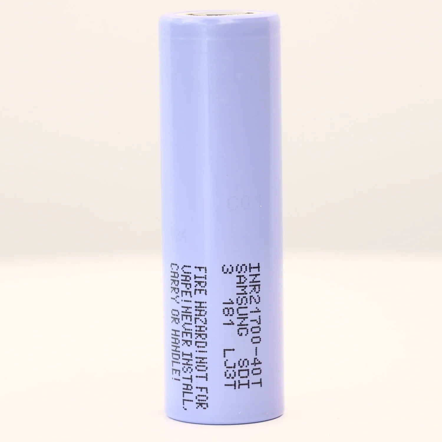Size 18650 - Samsung INR21700-40T (40T3) 4000mAh - 35A Flat Top Size 18650 - Samsung INR21700-40T (40T3) 4000mAh - 35A Flat Top