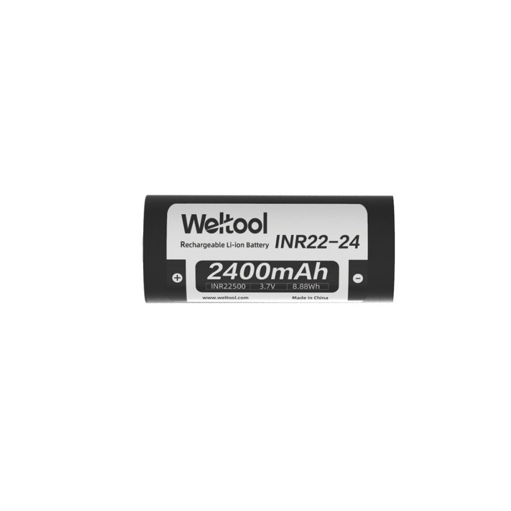 Weltool INR22-24 22500 Lithium-ion 2400mAh Rechargeable Battery