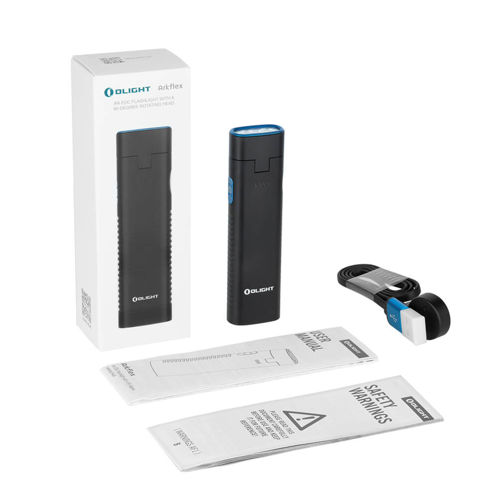 Olight Arkflex verstellbare Taschenlampe mit rechtem Winkel