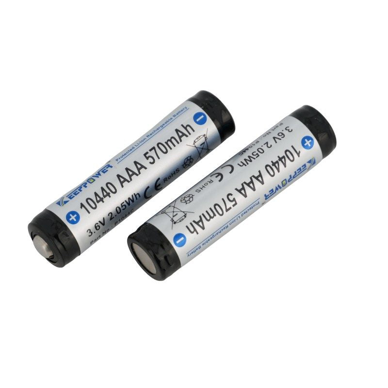 Keeppower P1044C 570mAh 10440 AAA Protected Cell
