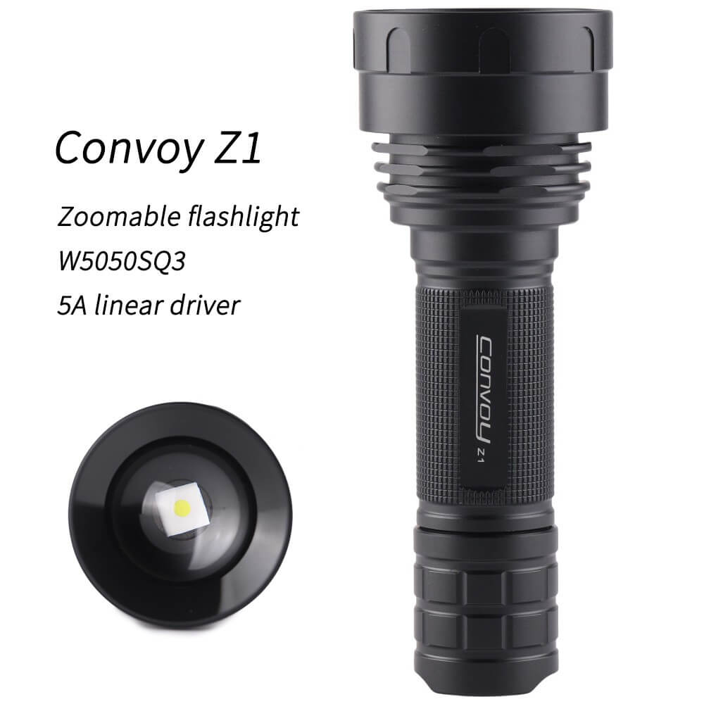 Convoy Z1 W5050SQ3 21700 zoomable flashlight – flashlightgo