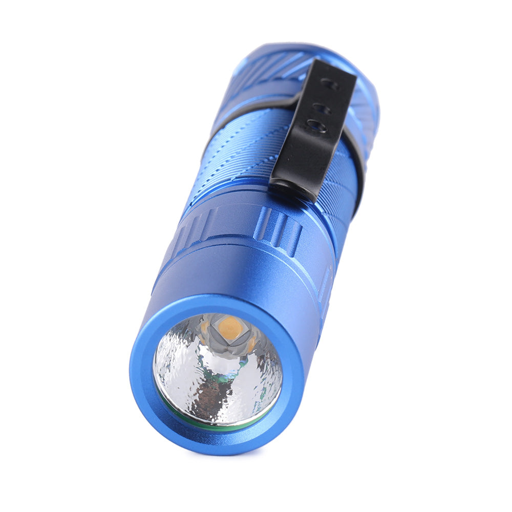 Convoy T3 blue flashlight product view 4