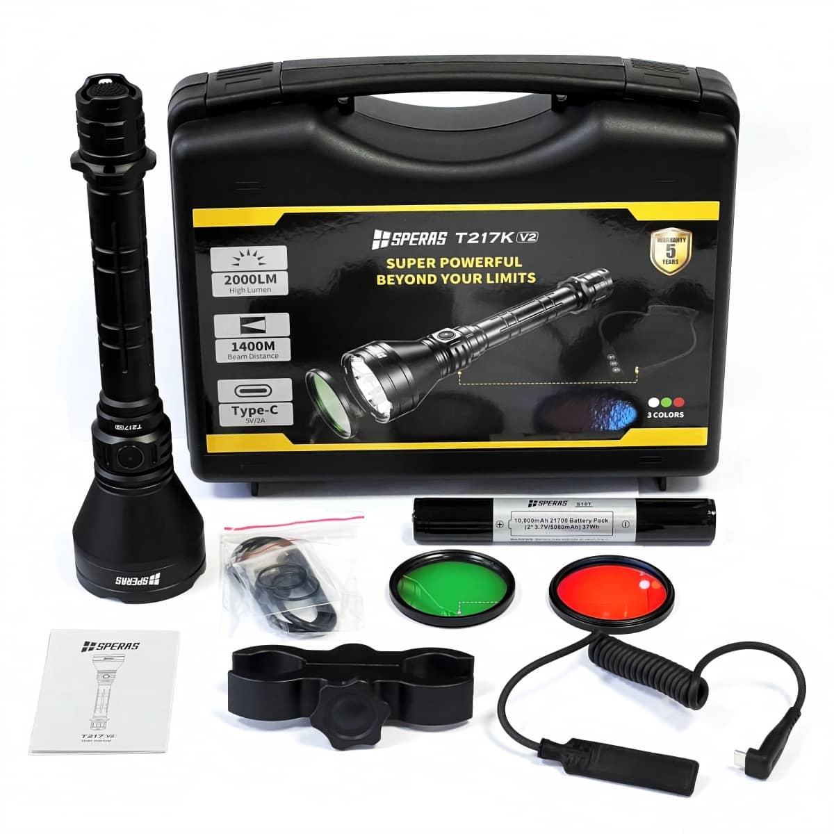 Speras T217 V2 Hunting Flashlight