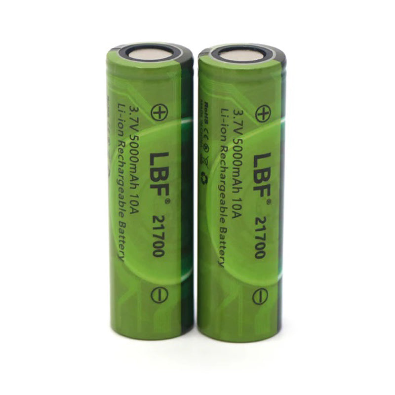 LBF 21700 Lithium-Ionen-Akku mit großer Kapazität und 5000 mAh, flache Oberseite