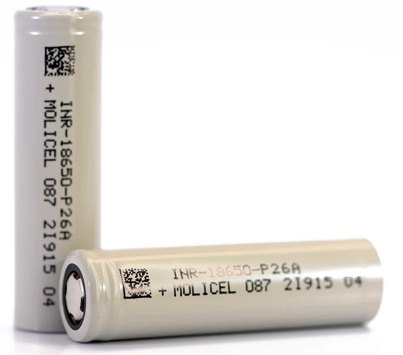 Molicel P26A 18650 2600mAh 35A Batterie