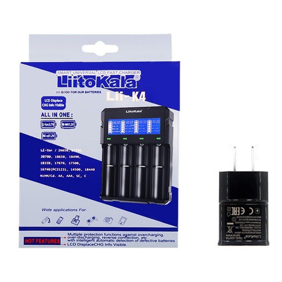 LiitoKala Lii-K4 Smart Charger