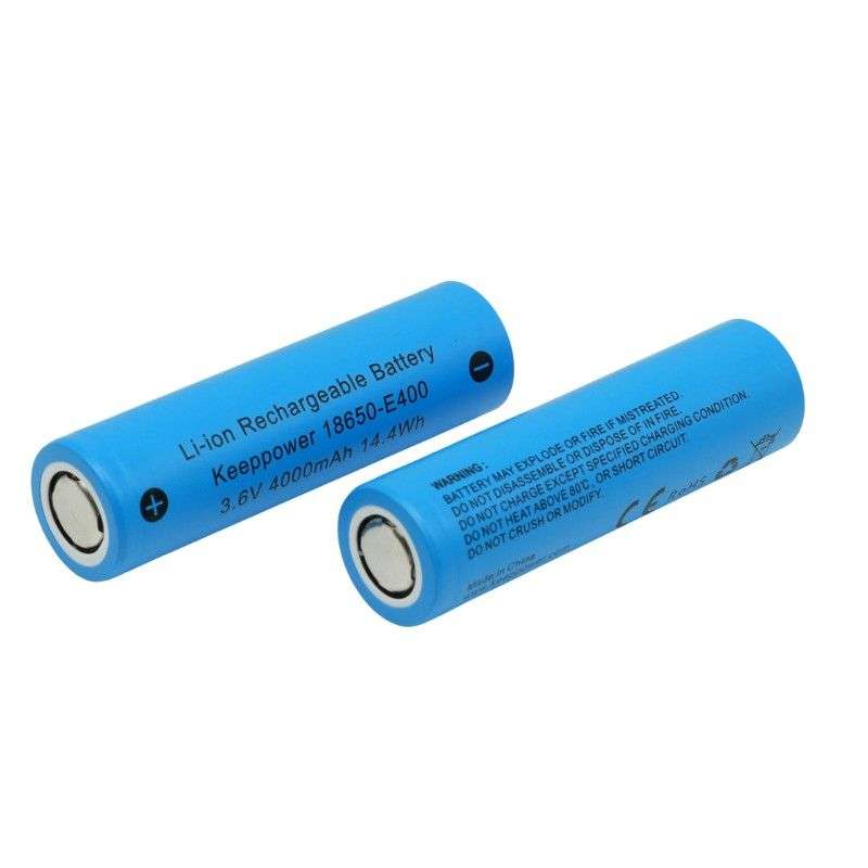 Keeppower 18650-E400 Li-ion Rechargeable Battery