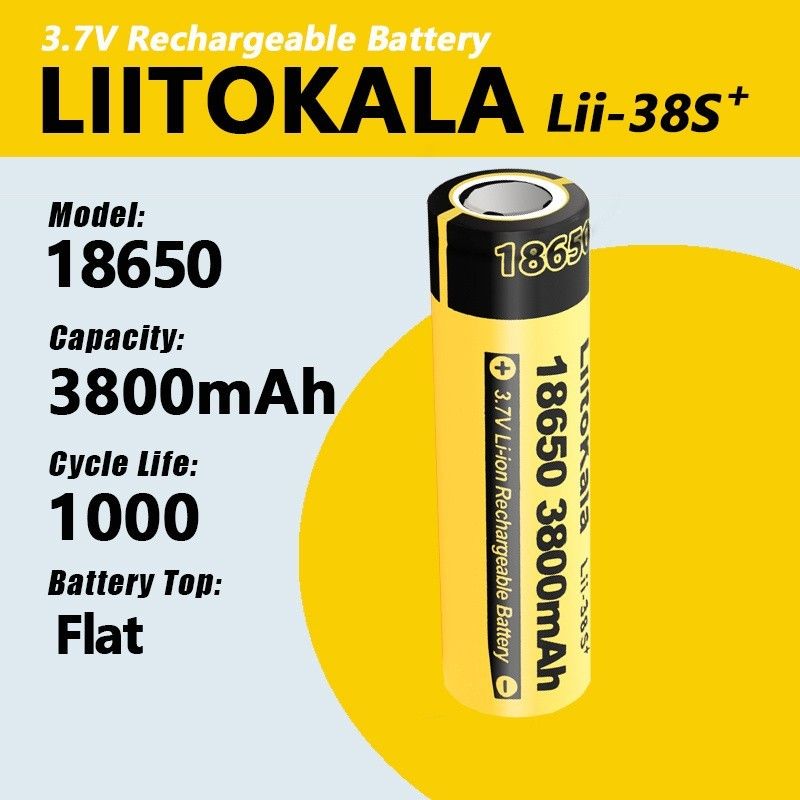 Lii-38S+ 3800mAh 18650 Battery – flashlightgo