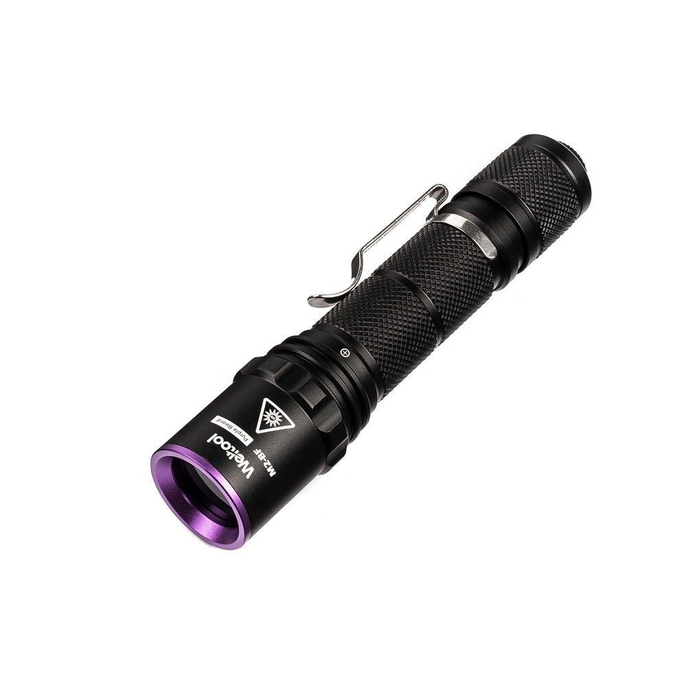 Weltool M2 Bf Uv Torch,Black Light Flashlight,365nm Ultraviolet Led Torch For Uv Glue Curing,Ac Leak Detector Rocks,Crim