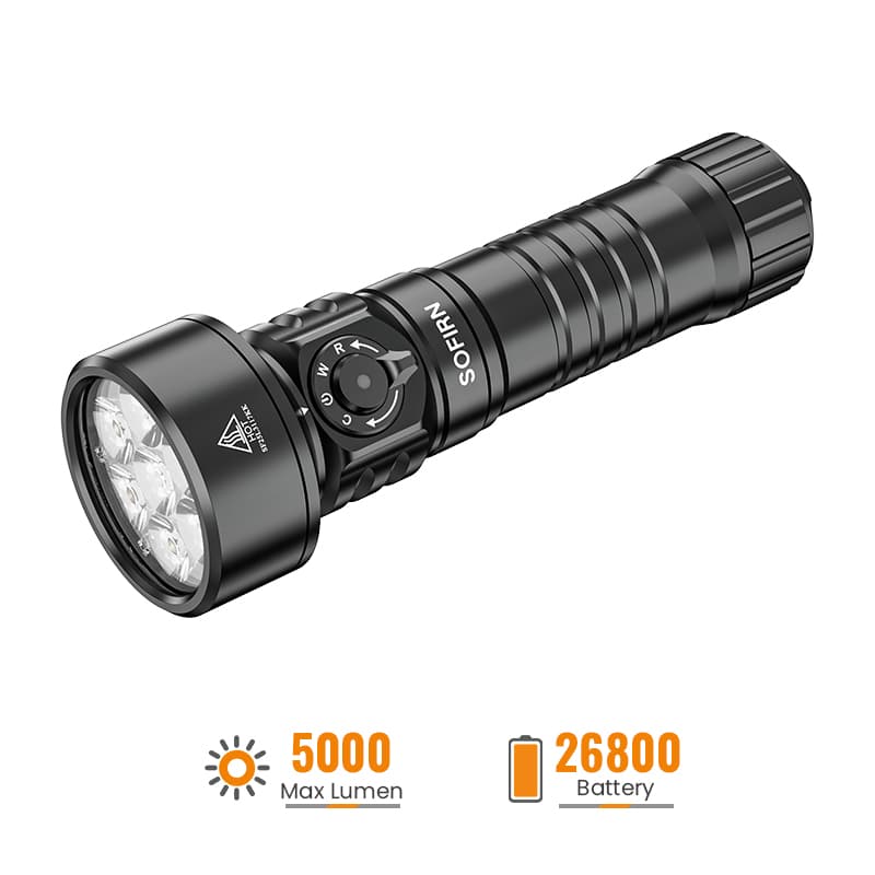 fenix dive flashlight sd 11 SOFIRN SD11 5000lm Scuba Diving Flashlight