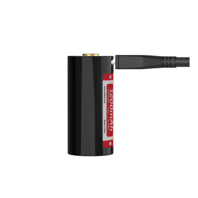 Weltool UB18-12P High Drain 8A 1200mAh USB Rechargeable 18350 Li-ion Battery