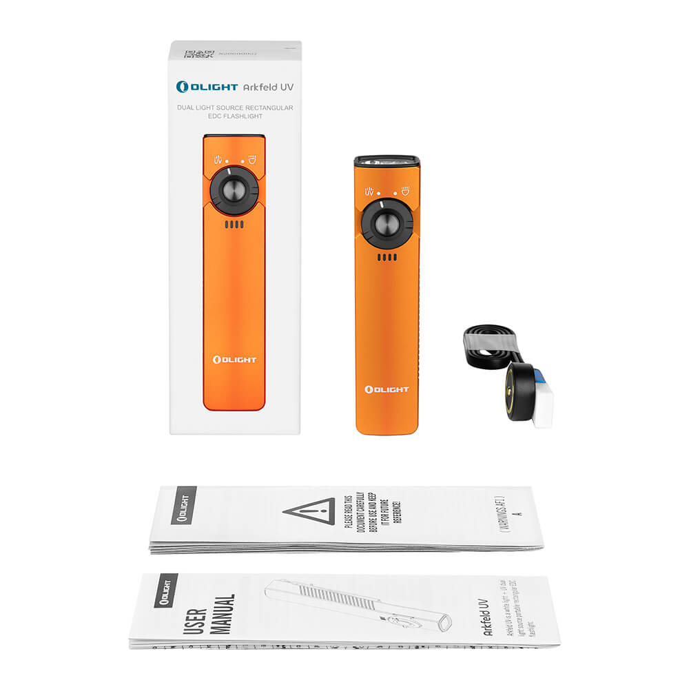 Olight Arkfeld UV Dual Light Source EDC Flashlight