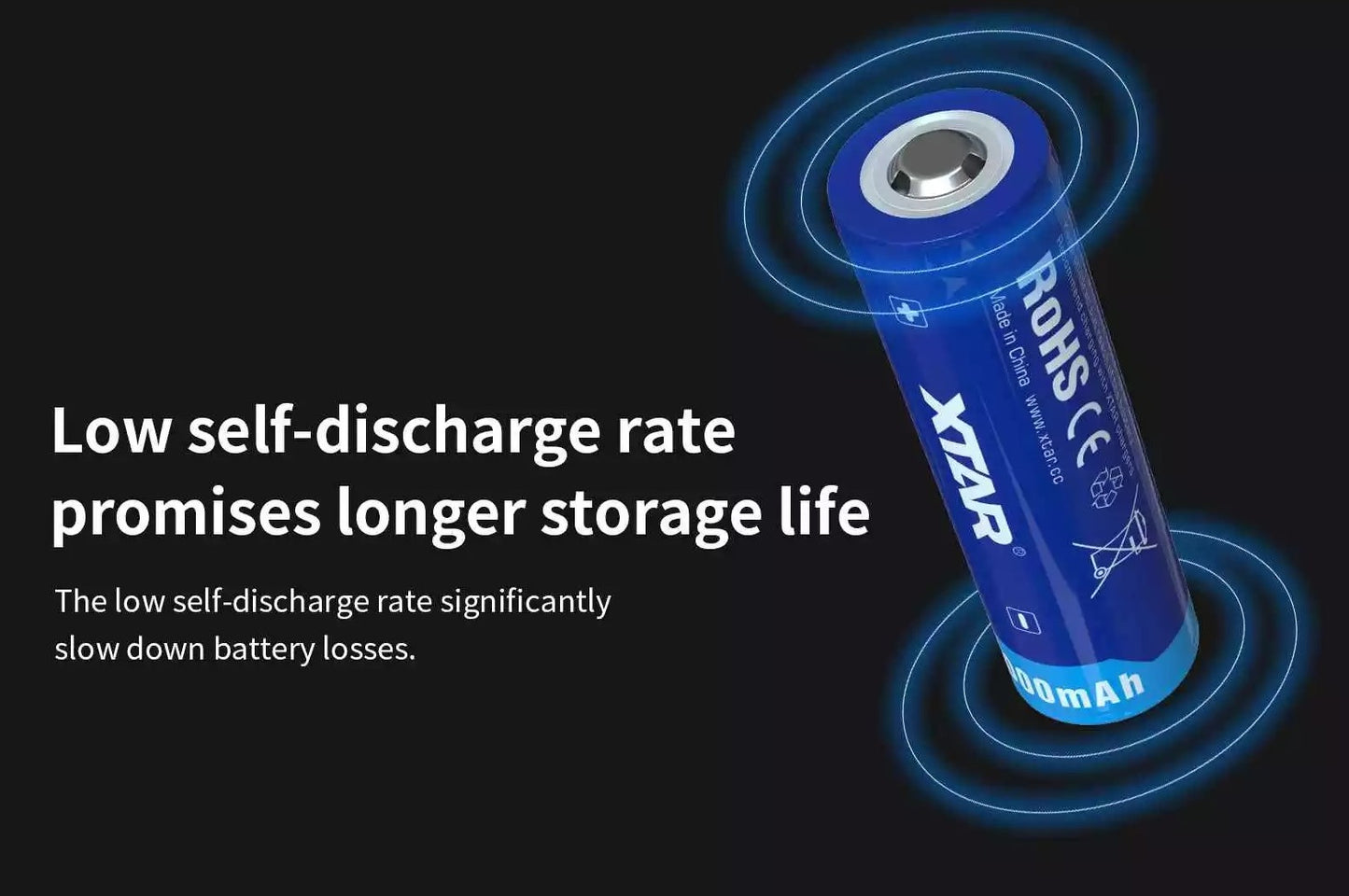 XTAR 21700 Rechargeable Li-ion Battery