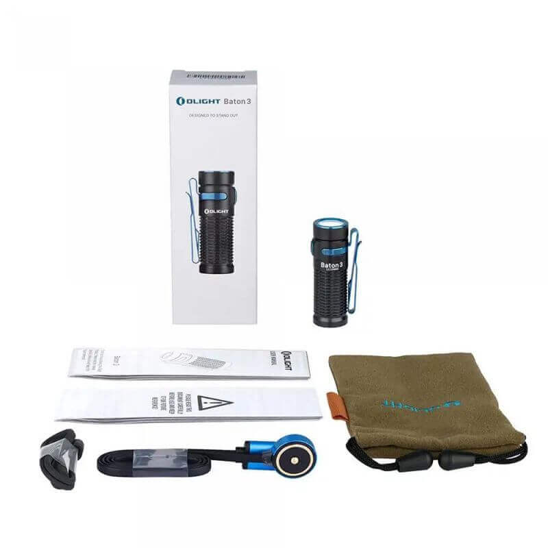 Olight Baton 3 Rechargeable EDC Flashlight
