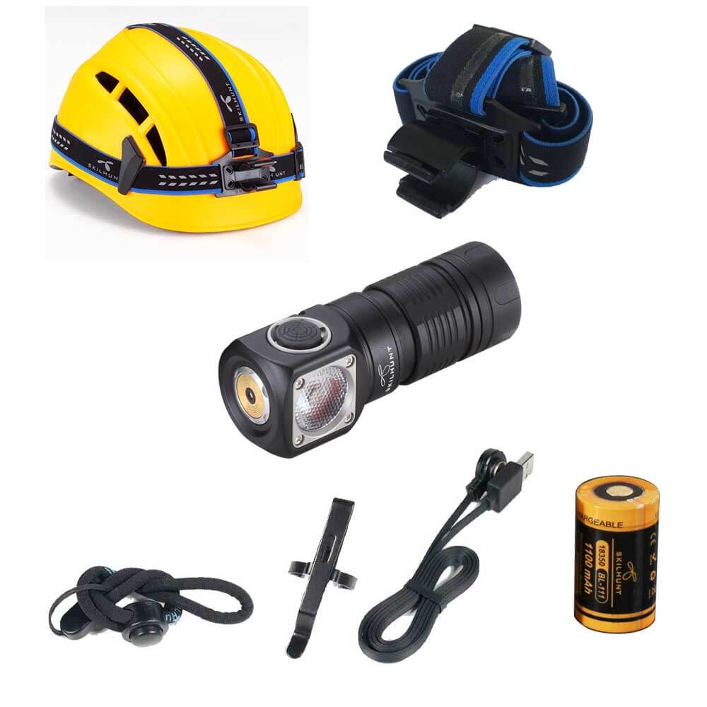 Skilhunt H04 H04R RC Mini USB Rechargeable 1000 Lumen Headlamp