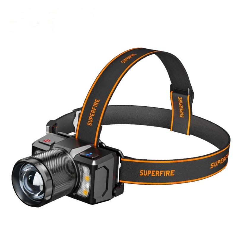 SUPERFIRE HL25 Leistungsstarke LED-Stirnlampe mit Zoom