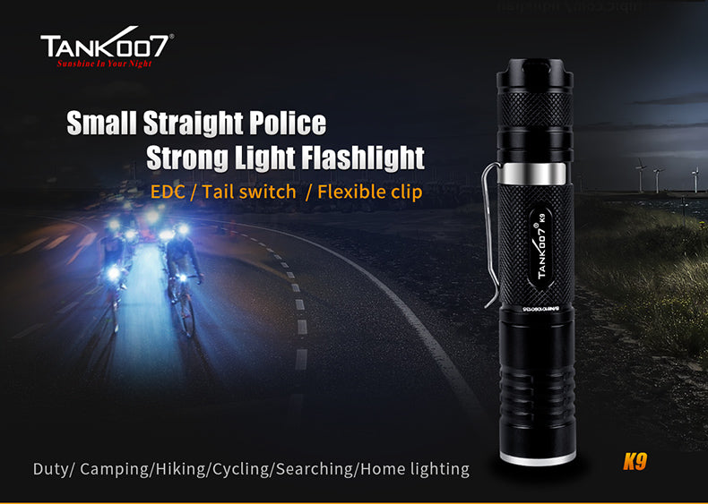 Tank007 K9 Small Tactical LED Flashlight