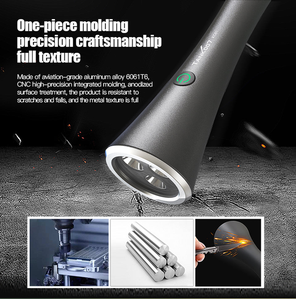 TANK007 KC61 High Power Outdoor LED Flashlight
