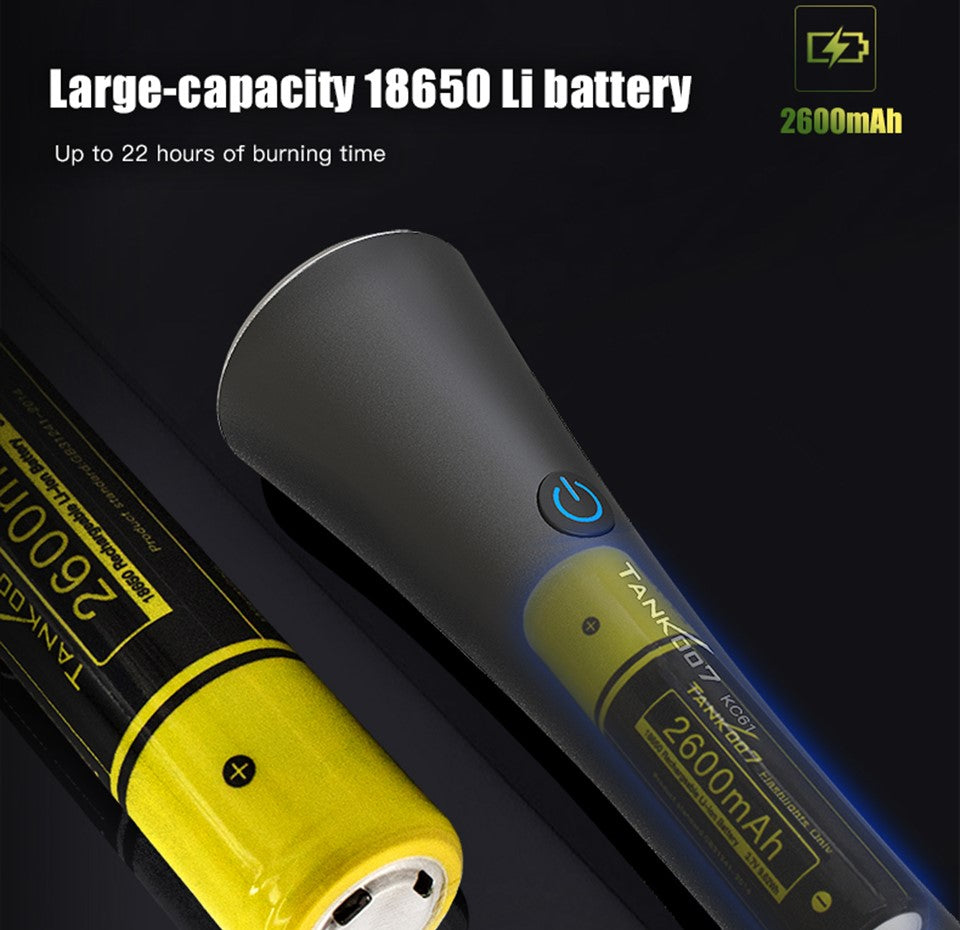 TANK007 KC61 High Power Outdoor LED Flashlight