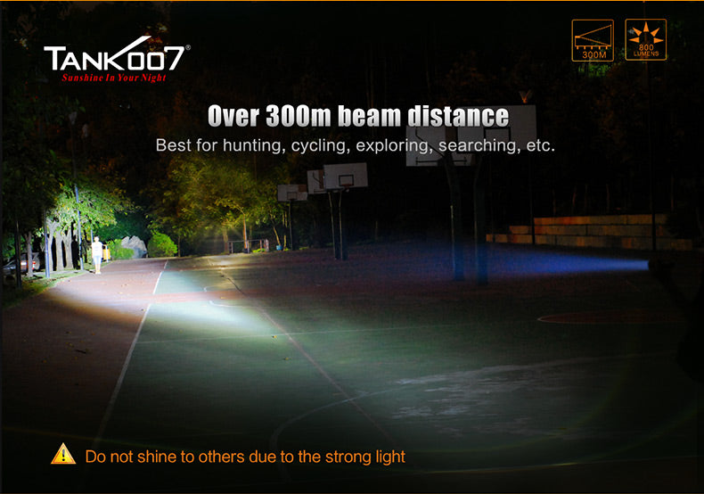 TANK007 PT12 High Power Tactical Flashlight