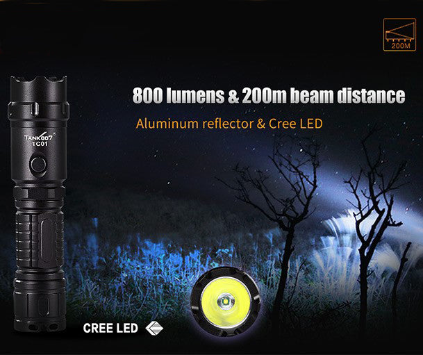 TANK007 TC01 High Power Police Flashlights
