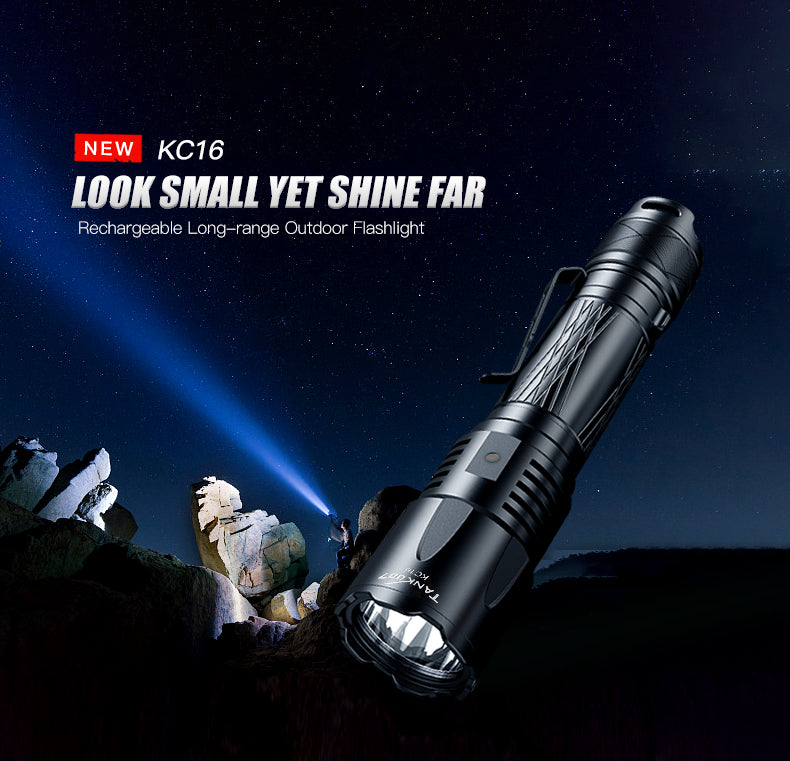 TANK007 KC16 Taktische Taschenlampe für den Außenbereich