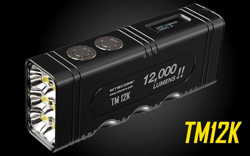 NITECORE TM12K Rechargeable High Power Flashlight