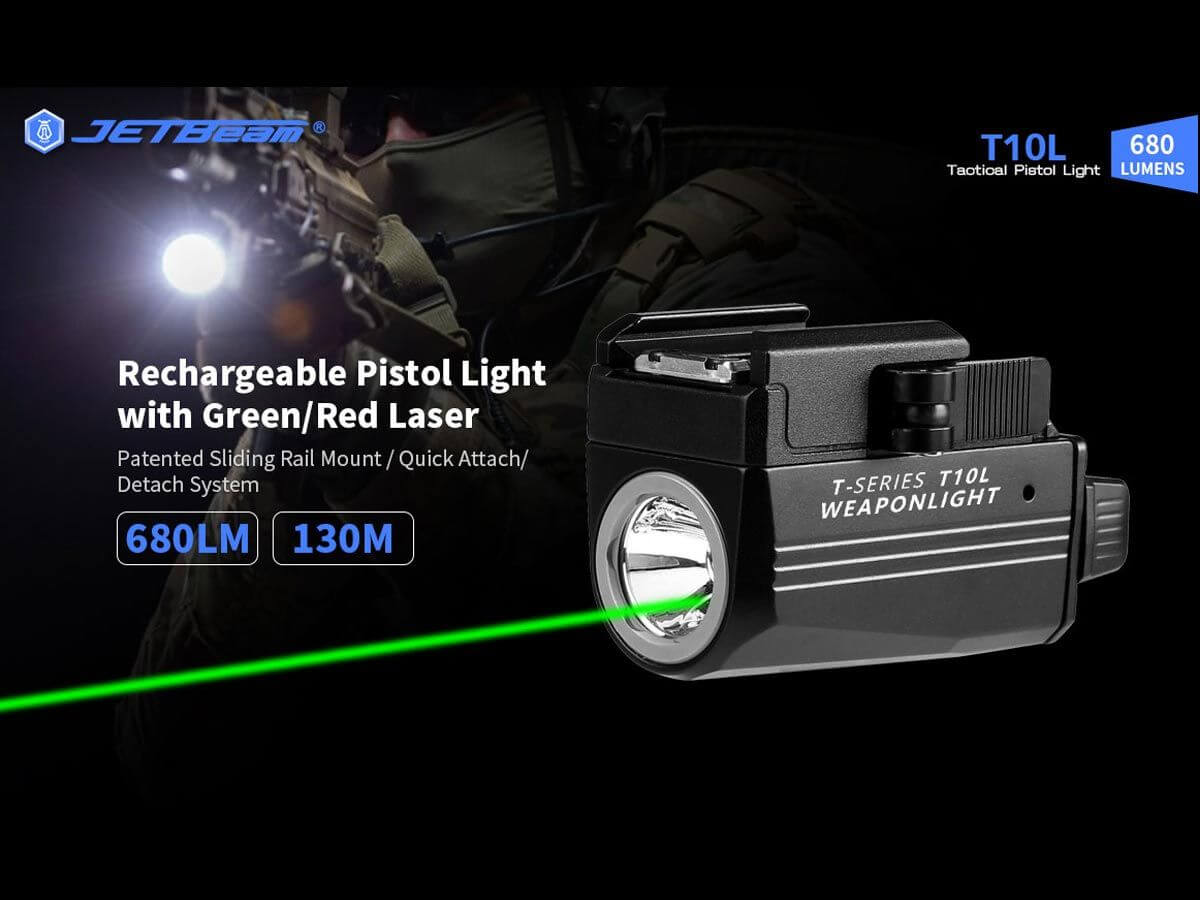 JETBeam T10L Tactical Pistol Light