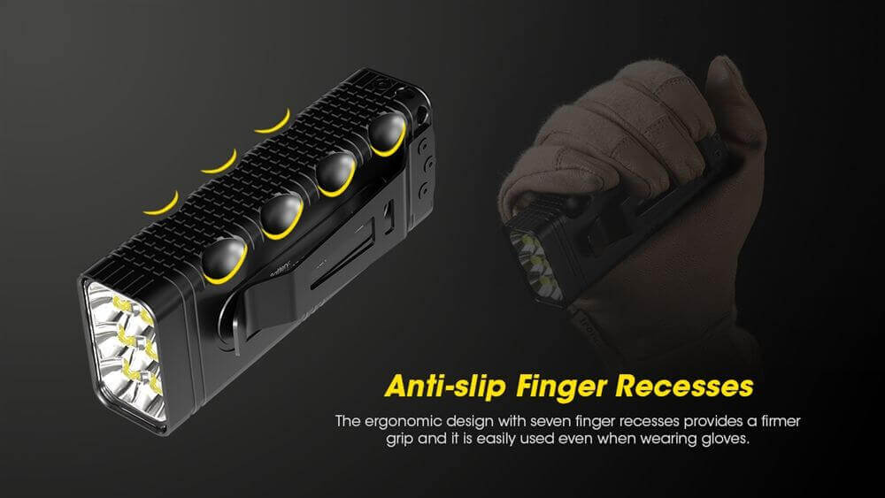 NITECORE TM12K Rechargeable High Power Flashlight