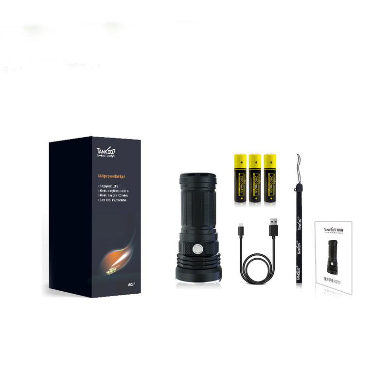 TANK007 KC11 Outdoor Strong Light LED Flashlight