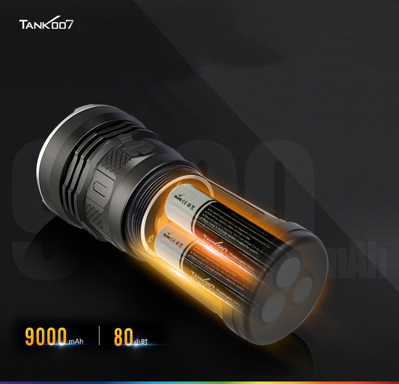 TANK007 KC11 Outdoor Strong Light LED Flashlight