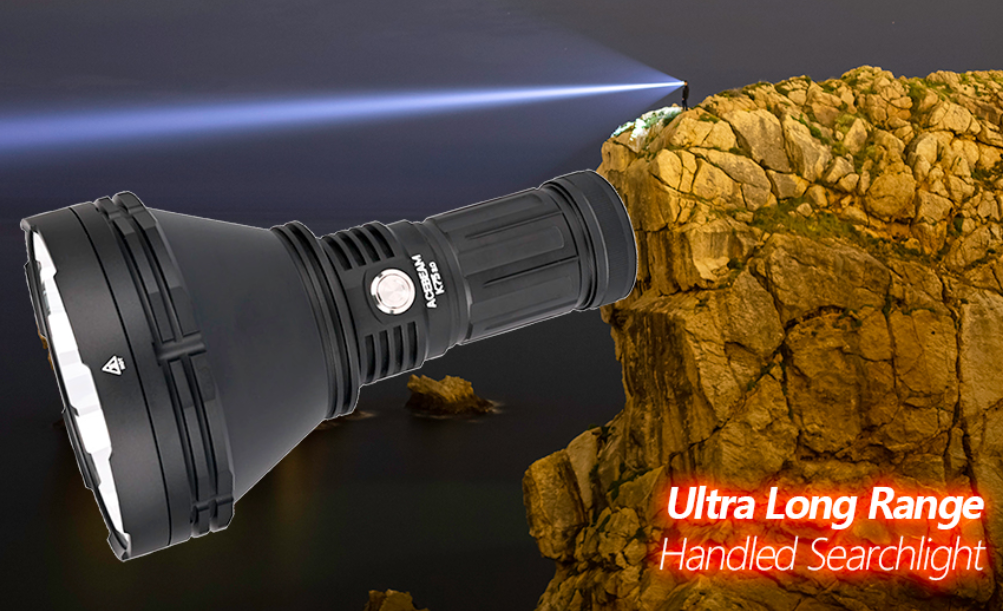 Introducing Acebeam K75 2.0 Extreme power 6300 lumens 2500 metres flashlight