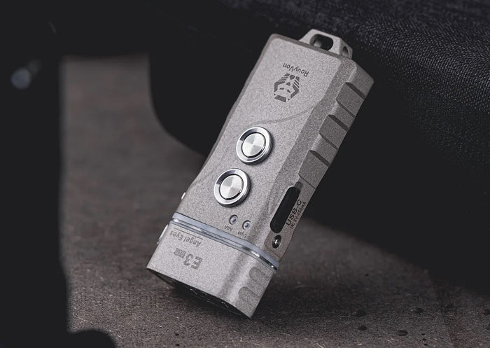 All-new Model RovyVon Angel Eyes E3 G2 Dual Battery EDC Flashlight